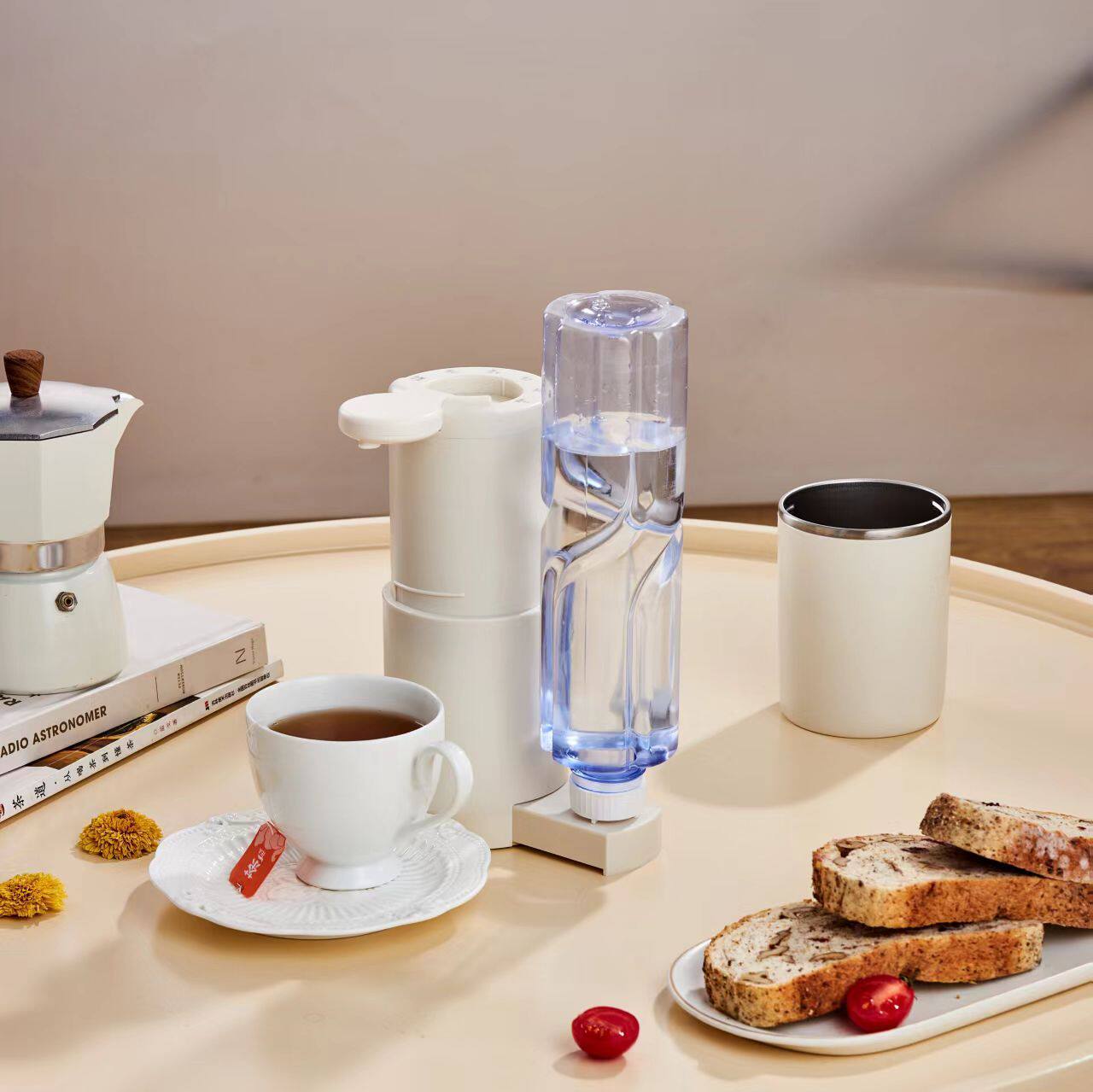 便携式热饮水机出差旅行可上飞机折叠即热小型桌面直饮速热烧水壶