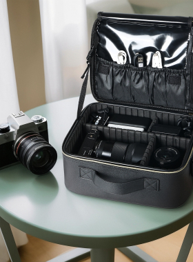 OBOX相机拍立得收纳包专用大容量单眼微单眼相机配件挂绳肩带可挂