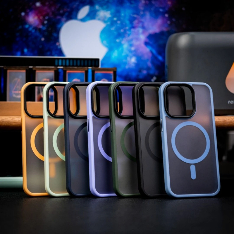 适用苹果14手机壳iPhone14ProMax防摔Magsafe磁吸壳16plus新款15pro无线充电13超薄磨砂pm保护套12简约外壳潮