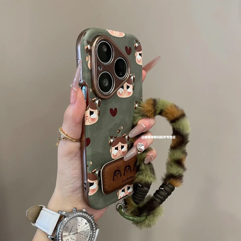 适用华为pura80pro手机壳新款小众高级感mate70pro+女m60可爱p60pro带支架Pura70挂绳mate40/50超好看