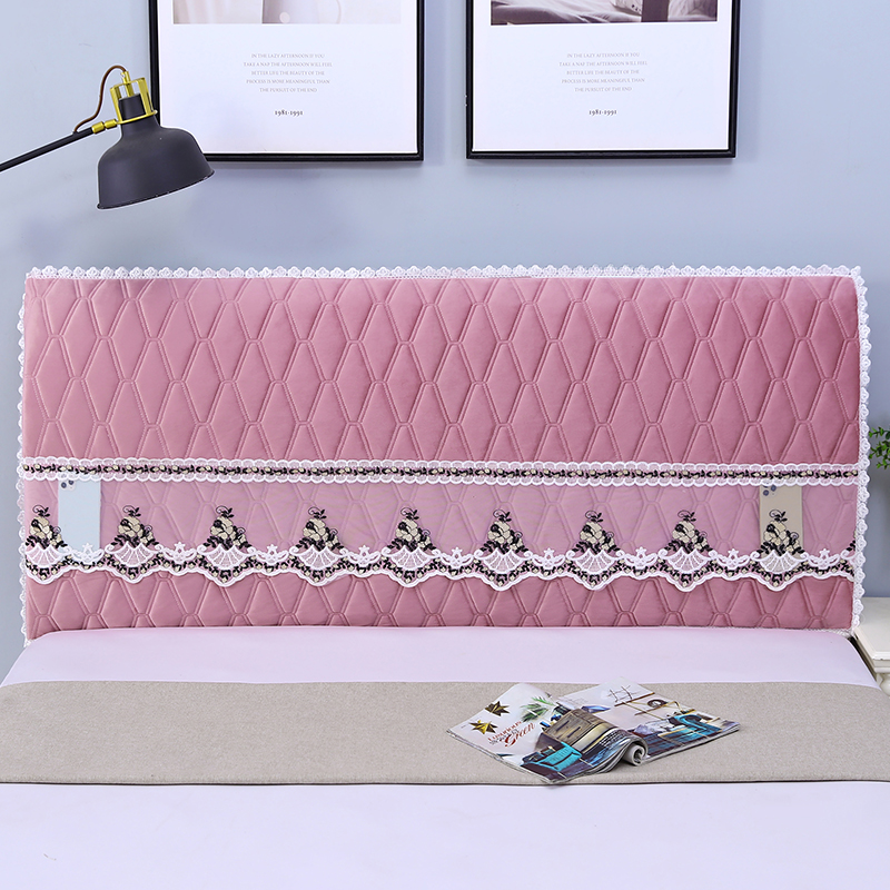 床头套罩夹棉加厚全包弹力简约