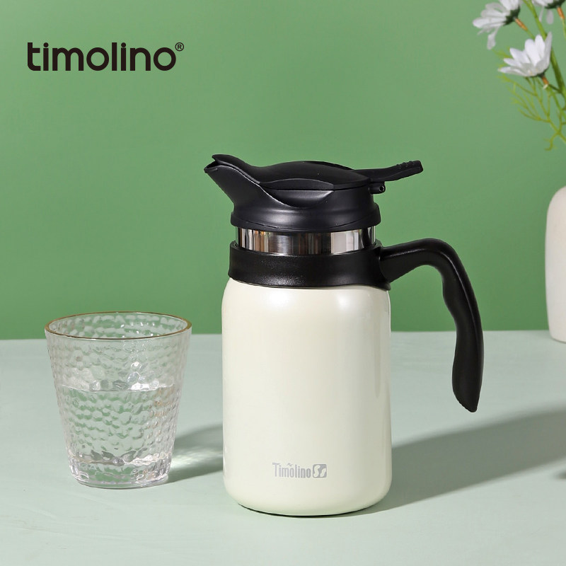 timolino帝诺不锈钢保温壶保温杯茶壶过滤大容量冬季新款保温瓶