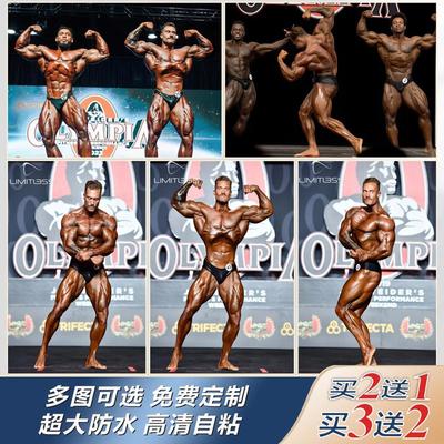 健体克里斯大海报奥赛冠军Chris Bumstead健美大神墙贴装饰画定制