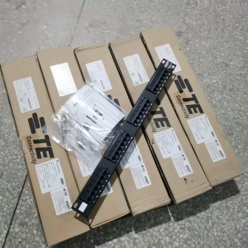 议价406330-1安普AMP 24口超五类TE配线架0-040可维修