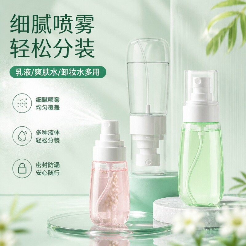 超细雾迷你喷瓶脸部补水酒精消毒分装瓶旅行便携香水喷雾分装喷瓶图片