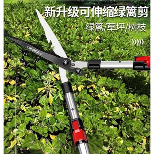 德国进口园艺大剪刀果树枝草坪修枝剪园林绿化工具绿篱剪修剪锰钢