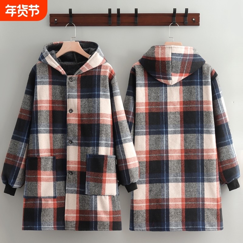 新款加绒罩衣大人女士加厚冬季家用厨房防油污长袖保暖工作服外套,家庭/个人清洁工具,围裙,淘宝优惠券,粉丝福利购,淘宝优惠卷