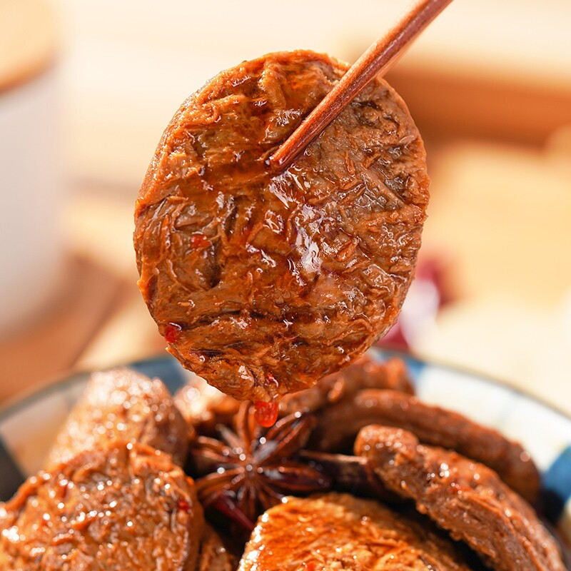 祖名手撕素牛排素肉豆干小包装散称五香味孜然味网红休闲解馋零食