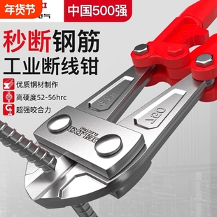 德力西电气工业级断线钳钢筋剪链条钢筋铁链剪断器剪锁剪铁丝钳子