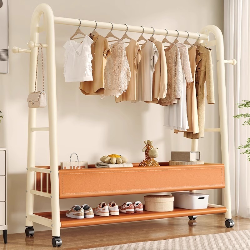 挂衣架落地衣帽架卧室家用衣架可移动室内简易晾衣服架子主卧轻奢