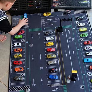 地毯儿童益智早教停车场宝宝爬行垫儿童房阅读区客厅休闲防滑地垫