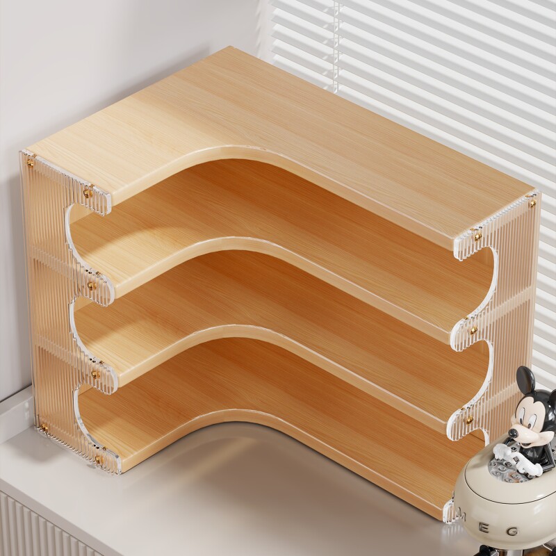 桌面转角置物架玄关亚克力台面多功能餐边柜多层杯子收纳餐桌杯架