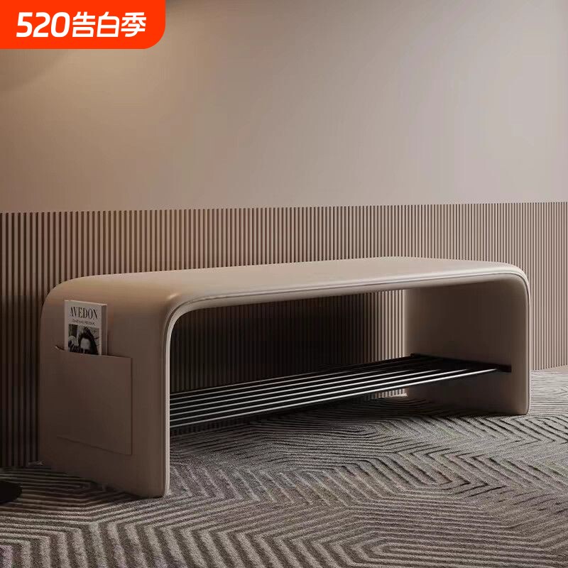 高级感换鞋凳门口家用长条入户可坐鞋柜轻奢高级感户型卧室换鞋凳