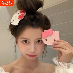 kitty猫碎发整理神器魔术贴可爱发夹刘海专用儿童大人粘头发头饰