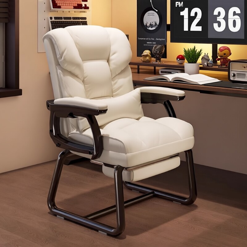 电脑椅人体工学电竞椅久坐老板椅家用护腰办公椅子皮质舒适沙发