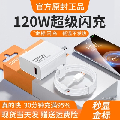 【官方正品120w金标闪充充电器】