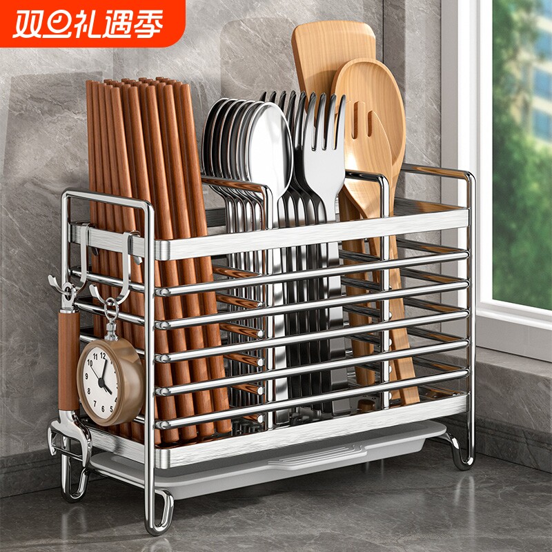 不锈钢耐用十年筷筒|万人加购