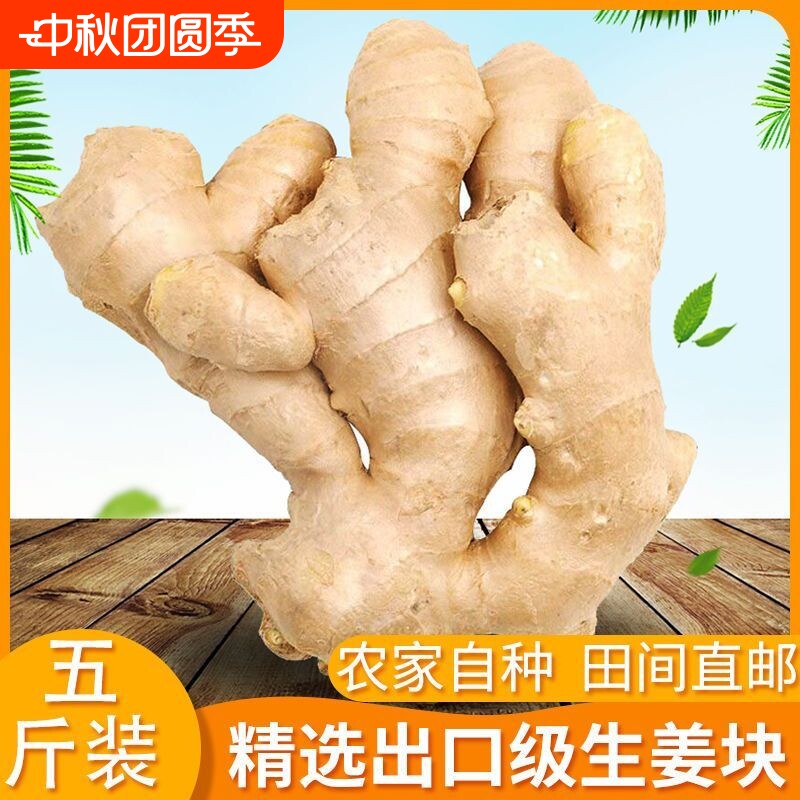 【京东快递】山东大姜优质生姜老姜新鲜大黄姜精品块老生姜老黄姜图片