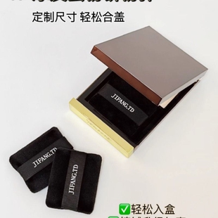 适配tf粉饼粉扑冰皮蜜粉饼替换粉扑双面植绒皮革粉扑nbr海绵定妆