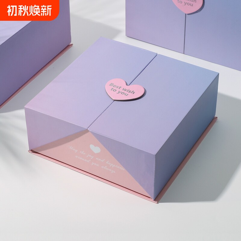 生日礼盒创意礼物空盒子高级礼品包装盒高级仪式感送女友惊喜大号图片