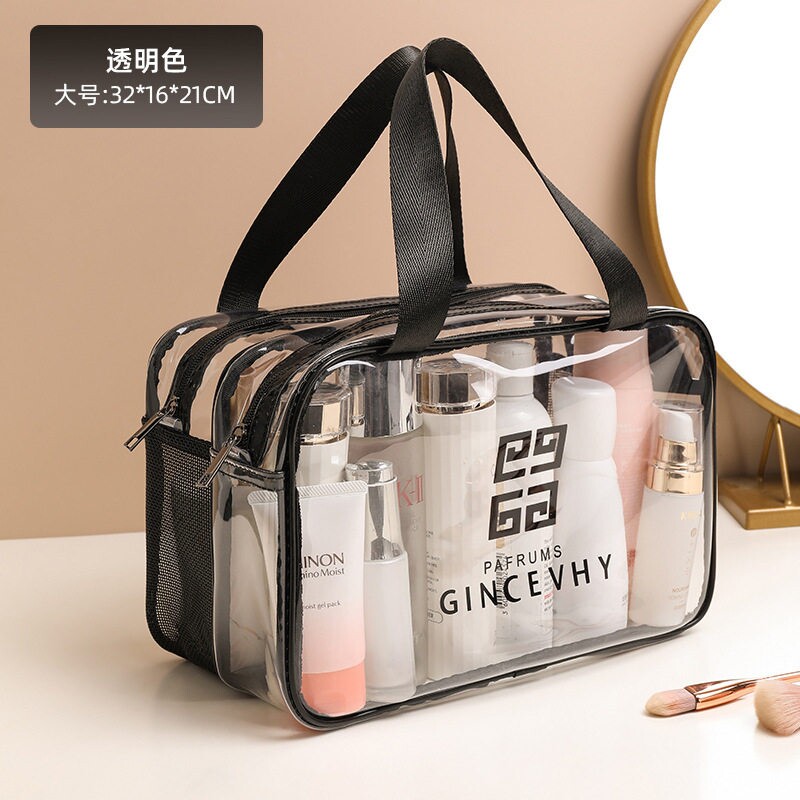 化妆包女便携洗漱包2026防水大容量干湿分离化妆品收纳袋新款外出