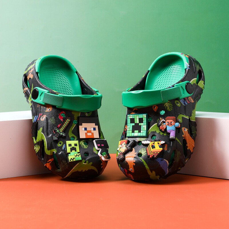 男童洞洞鞋儿童拖鞋新款防滑防臭男孩小孩夏季沙滩宝宝软底室内