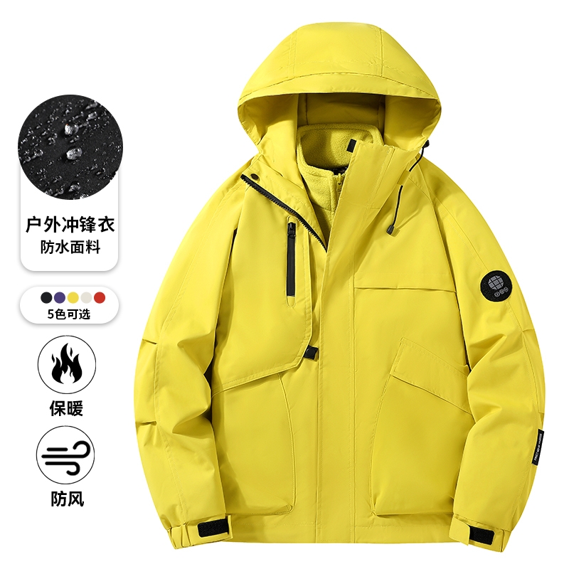 2025新款美式冲锋衣男女工装户外运动休闲百搭登山服防风防水外套
