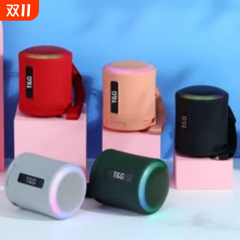 新款TG373蓝牙音箱重低音户外便携式迷你TWS无线插卡音响蓝牙