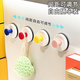 多巴胺贴片挂钩玄关卫浴承重力强粘胶免打孔卫生间门口放钥匙神器