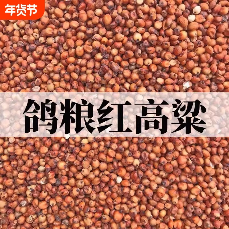 鸽粮幼鸽带皮红高粮农家鸽子食粮酿酒高梁米包邮饲料高粱