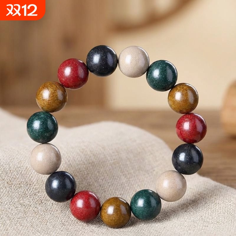 五行合香珠手串天然药香香材非遗古法手作心肝脾安神助眠桂花养肝