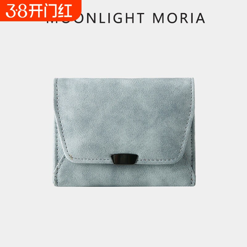 简约钱包女夏短款2025新款防盗防磁手拿包女小众设计可爱零钱包女