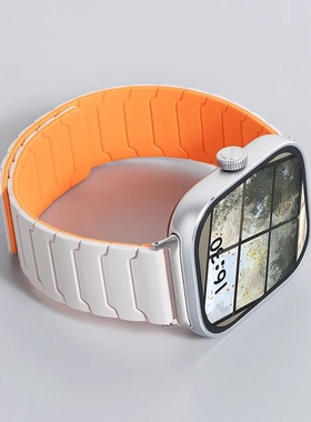 适用荣耀亲选Rossini 2i表链e磁吸手表5/4pro表带硅胶fit夏Haylou