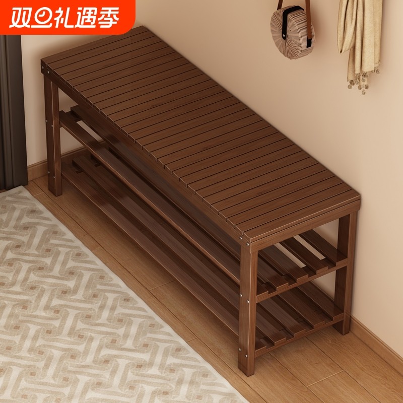 换鞋凳家用门口进门可坐穿鞋凳玄关非实木轻奢创意鞋柜长条凳鞋架