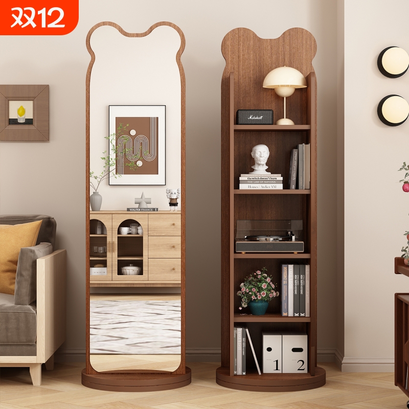 旋转全身镜书架|超1000次加购