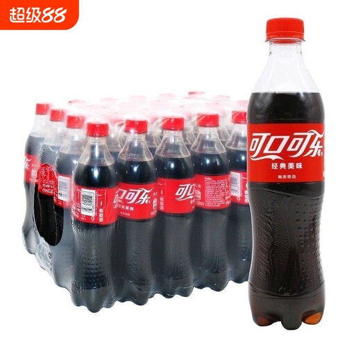 【可口可乐】芬达/雪碧/可乐500ml*24瓶装经典含糖碳酸饮料新日期