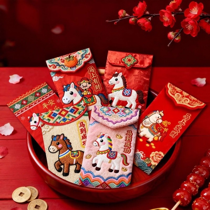 卡通春节立体礼品压岁钱大红包