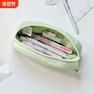 用心造物面包袋笔袋小众防水软乎乎夹层收纳笔袋大容量日系文具盒