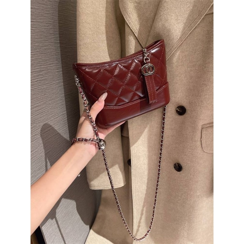 爱马女仕高级感菱格小香风链条流浪包包女简约新款百搭单肩斜挎包,箱包皮具/热销女包/男包,小方包,淘宝优惠券,粉丝福利购,淘宝优惠卷