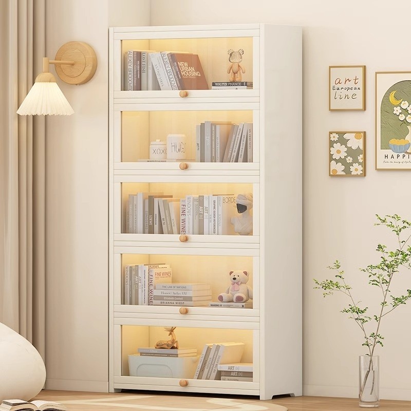 书架落地置物架客厅一体靠墙多层储物柜自由组合展示柜柜子亚克力,住宅家具,书架,淘宝优惠券,粉丝福利购,淘宝优惠卷