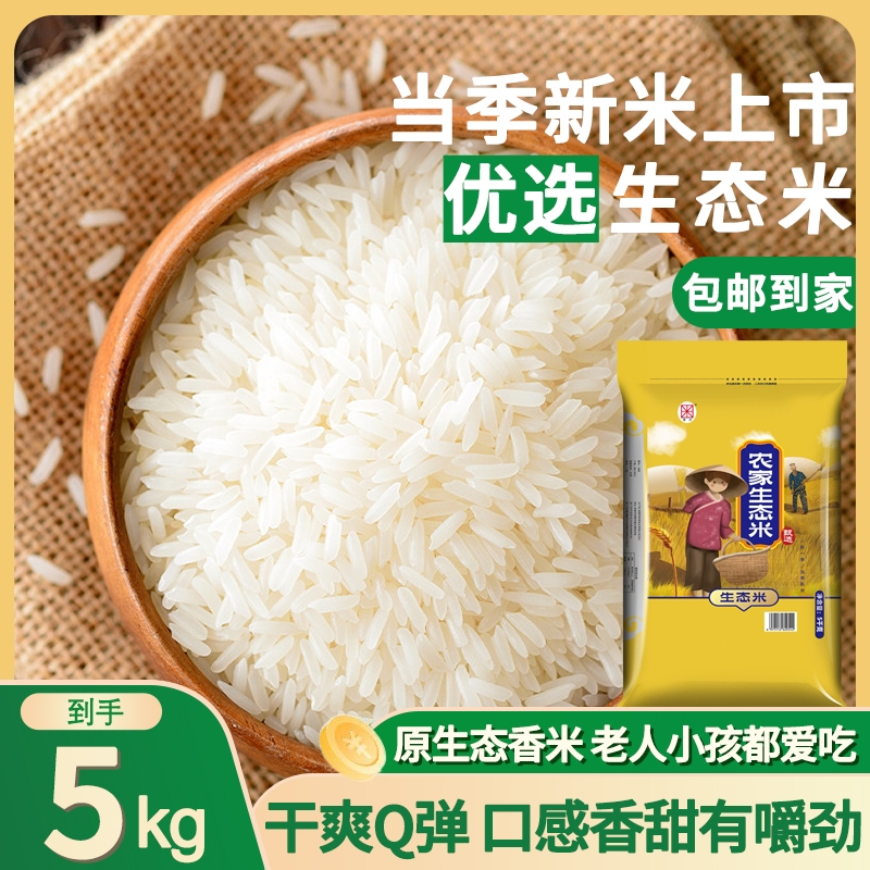 农家生态米南方大米丝苗米10斤/20斤当季新米晚稻米猫牙香米家用