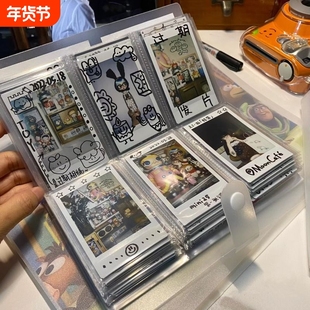 3寸拍立得相册本照片收纳明信片贴纸电影票卡册卡片纪念小卡影集九宫格四宫格