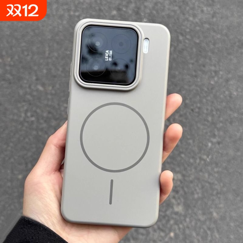 小米15手机壳Beats同款钛灰色强磁吸充电适用15pro磨砂高级14/13奢华K80超薄硬70男红米Note14Pro+女Turbo4