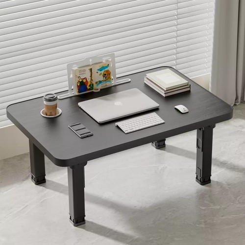 可折叠床上小桌子学习书桌笔记本电脑桌支架懒人卧室飘窗桌大学生宿舍学生写字小桌板儿童课桌膝上桌桌面收纳