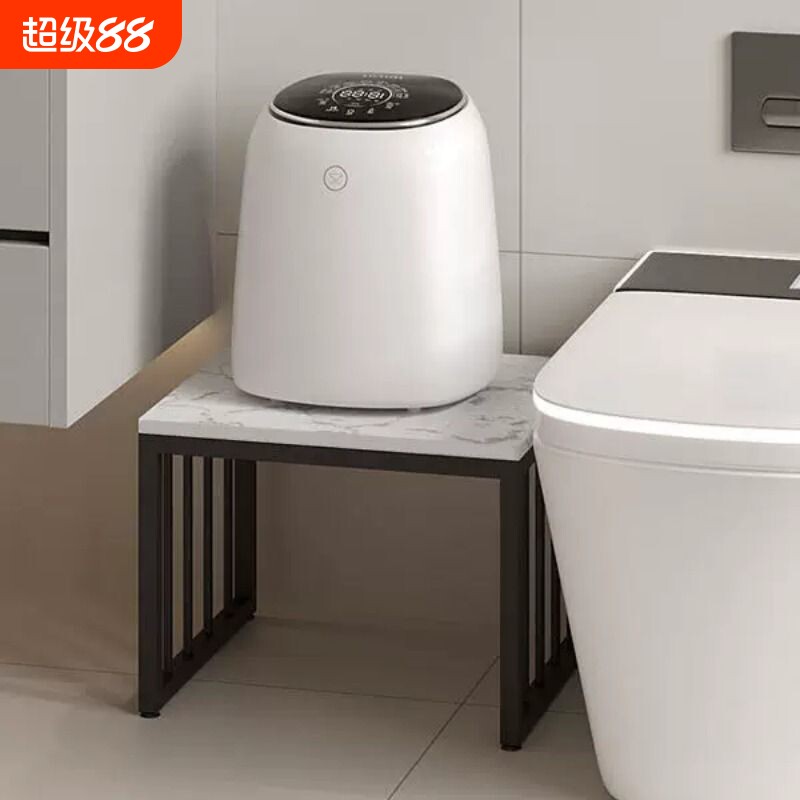 浴室小洗衣机置物架卫生间迷你内衣机增高架阳台夹缝扫地基收纳架