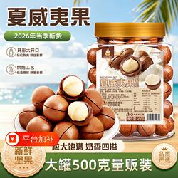 26年新货夏威夷果奶油味酥脆新货现发带壳坚果零食新日期大颗粒