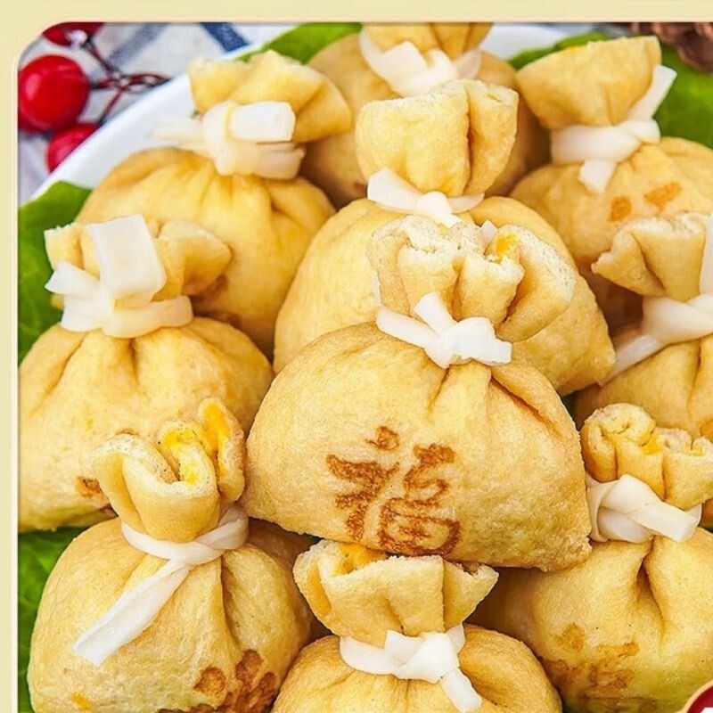 清真鱼籽福袋虾仁关东煮年糕商用批发火锅麻辣烫串串香食材丸子