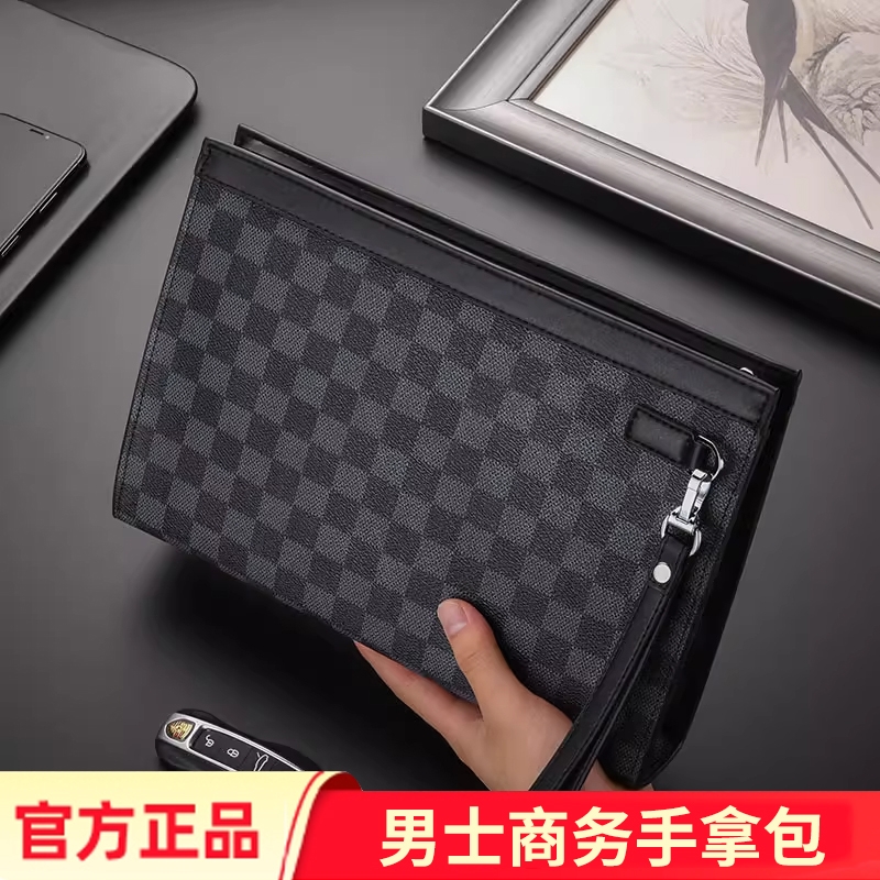 2025大容量手抓包男钱包新款男士手拿包手包男信封包休闲商务百搭