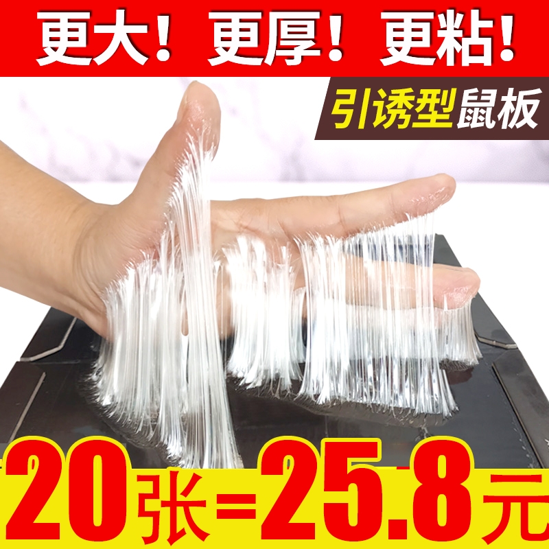 20张老鼠粘强力粘鼠板抓大老鼠贴