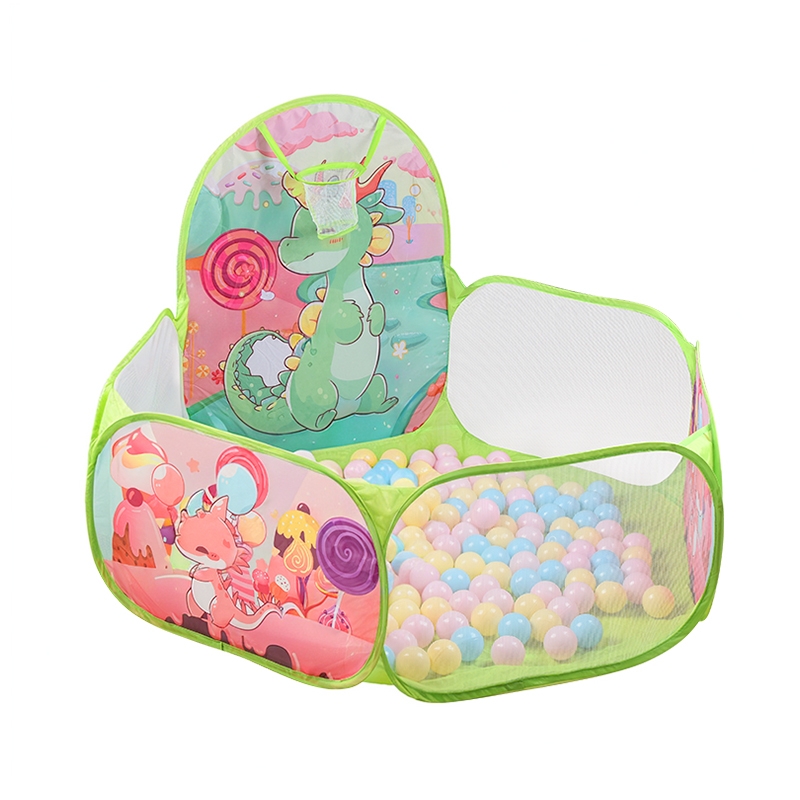 儿童帐篷室内外可折叠攀爬游戏球池收纳海洋球池投篮框围栏玩具